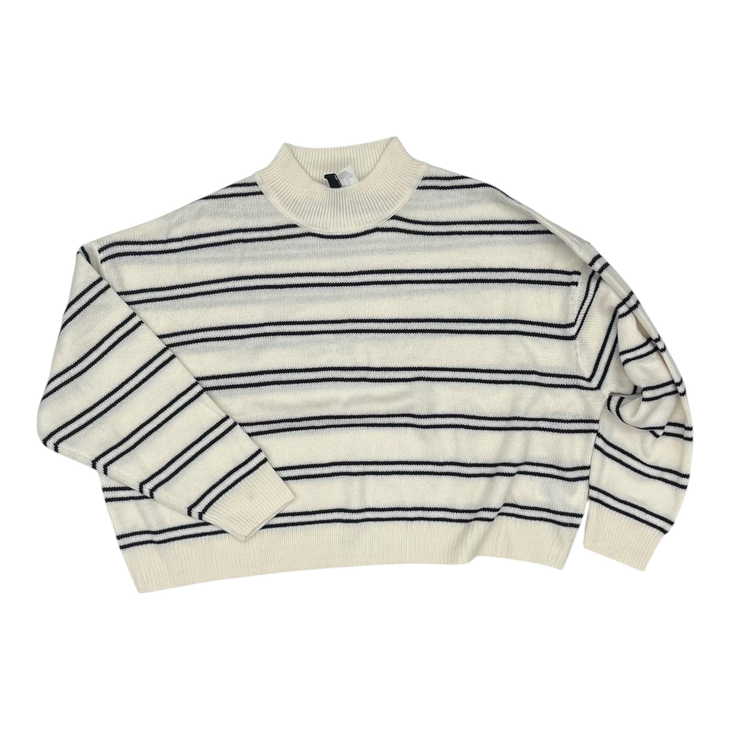 Sweater By Divided In Black & Cream, Size:Xxl