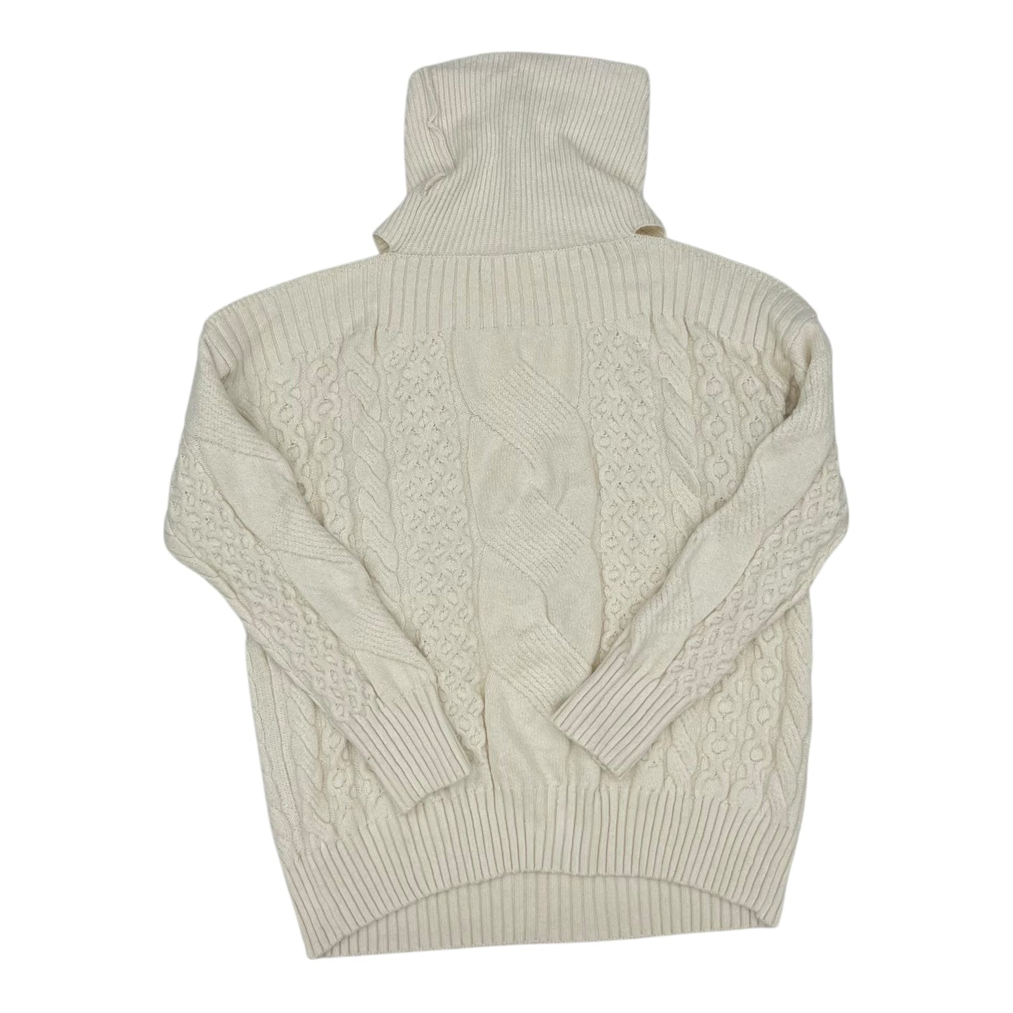 Sweatshirt Collar By Free People In Grey & Tan, Size:L