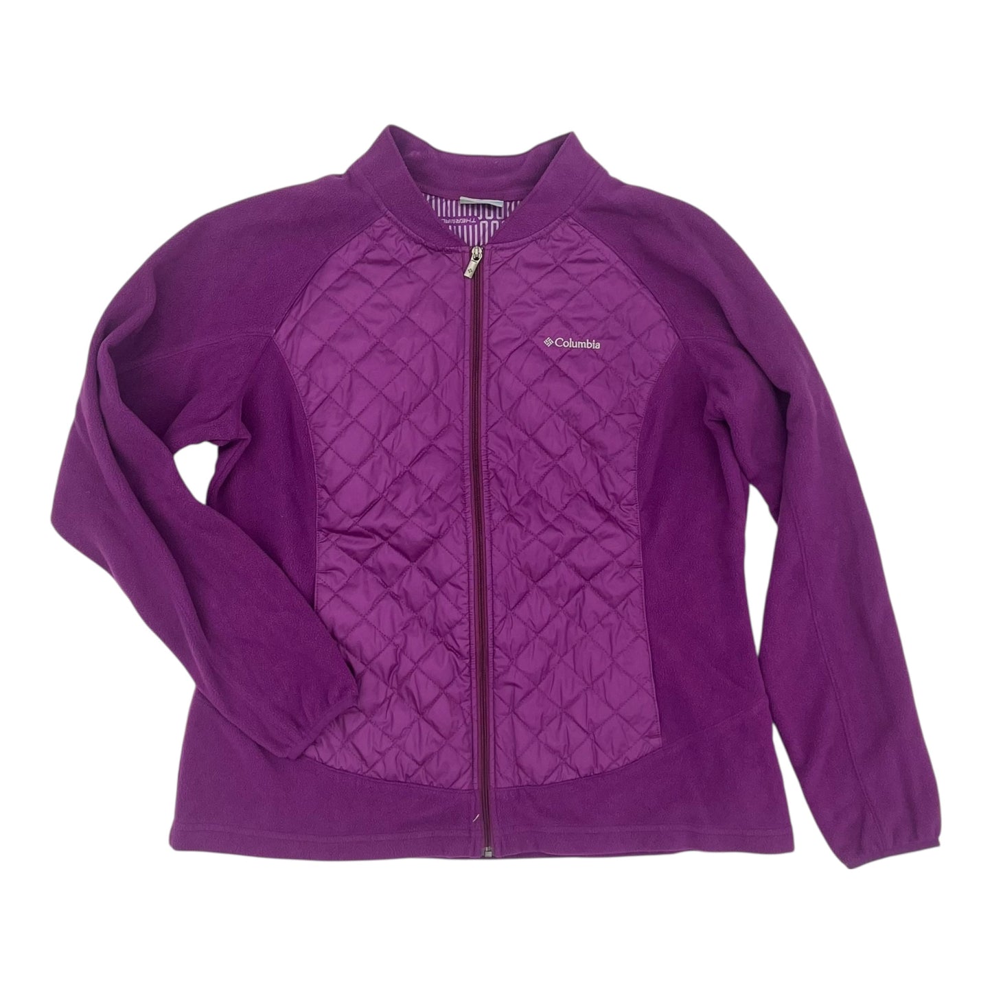 Athletic Jacket By Columbia In Purple, Size:Xl