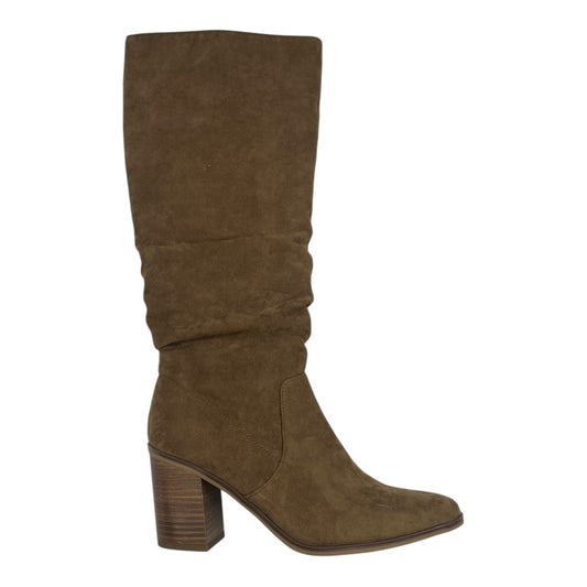 Boots Knee Heels By Universal Thread In Brown, Size:6.5