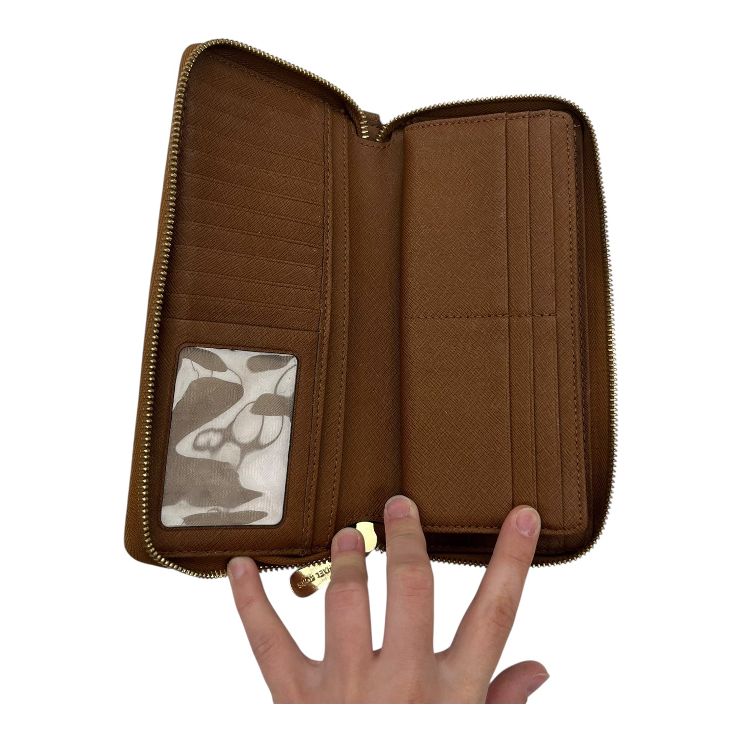 Wristlet Designer By Michael Kors In Brown, Size:Large