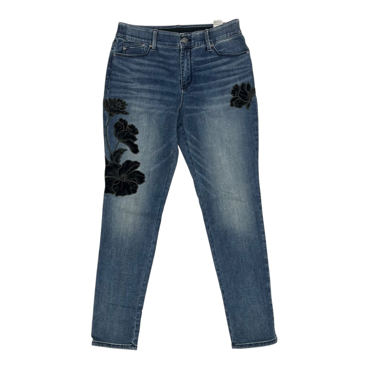 Jeans Straight By Chicos In Blue Denim, Size:6