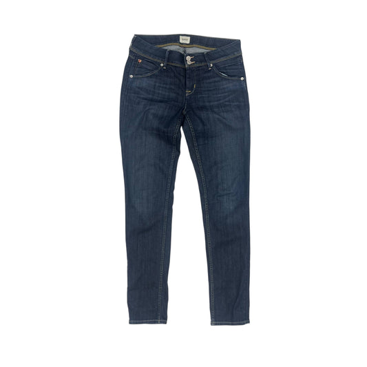 Jeans Skinny By Hudson In Blue Denim, Size:8