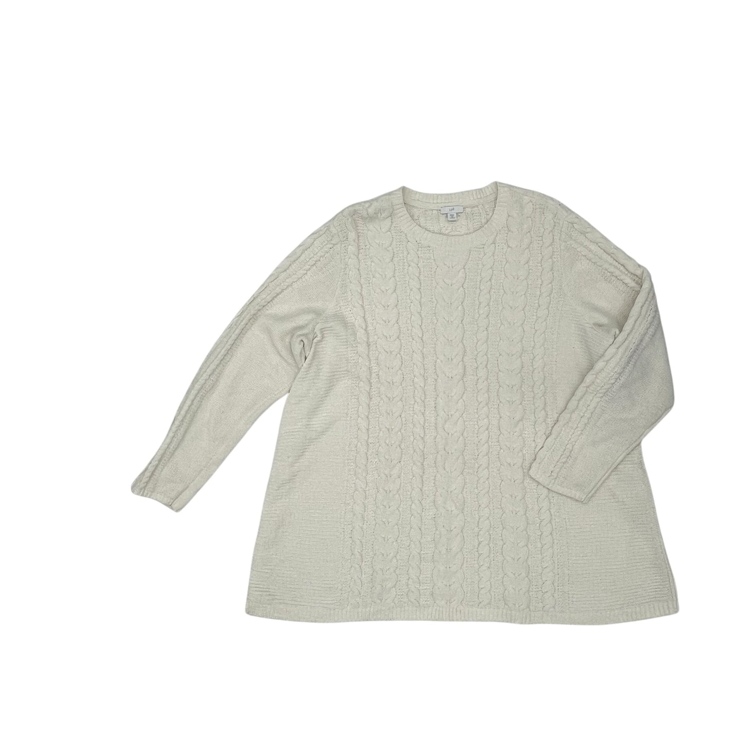 Sweater By J. Jill In Cream, Size:2X