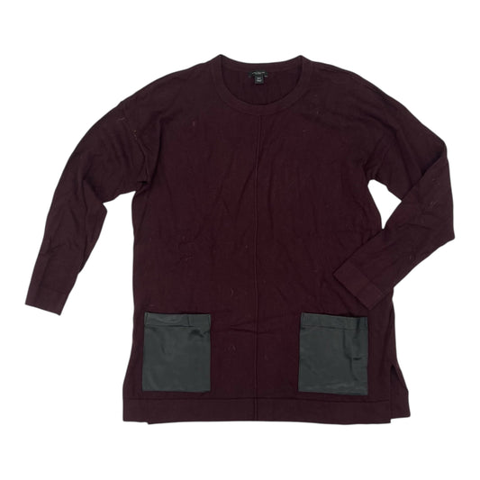 Sweater By Ann Taylor In Purple, Size:Xs