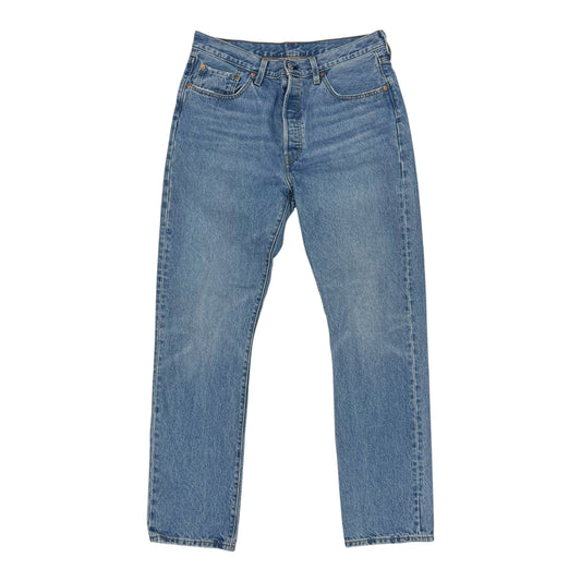 Jeans Straight By Levis In Blue Denim, Size:16