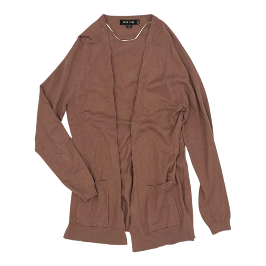 Cardigan By Love Tree In Brown, Size:M