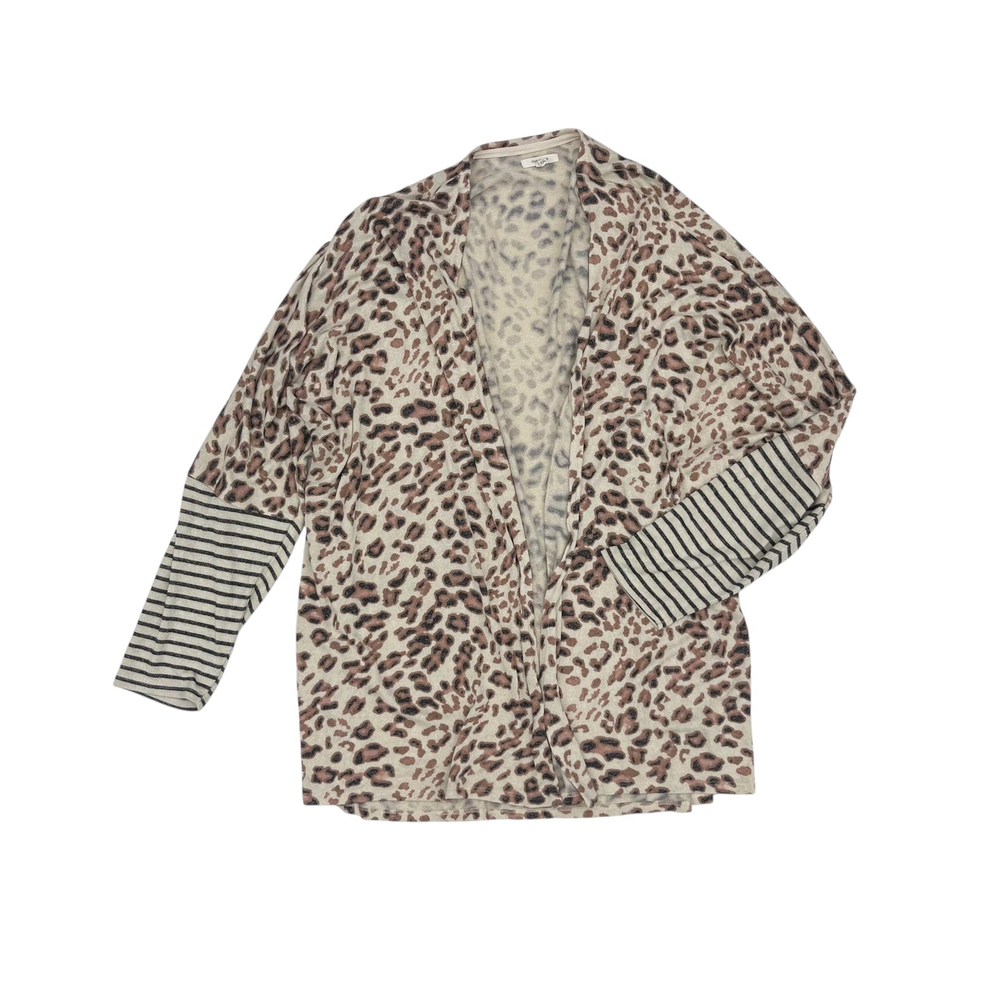 Cardigan By Maurices In Leopard Print, Size:Xxl