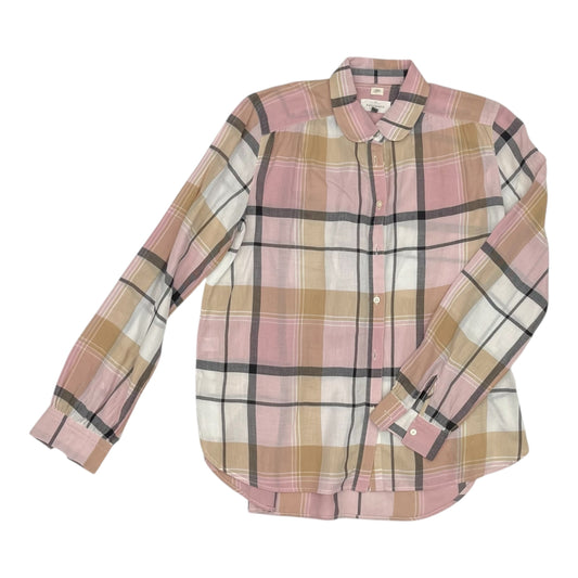 Top Ls By Loft In Brown & Pink, Size:S