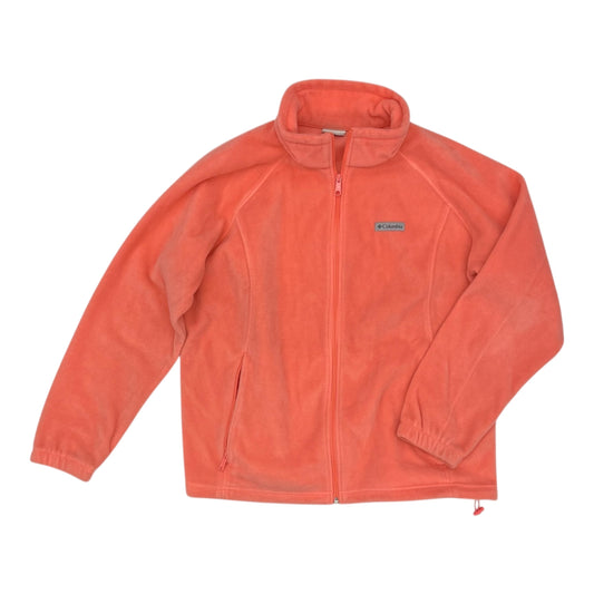 Jacket Fleece By Columbia In Coral, Size:2X