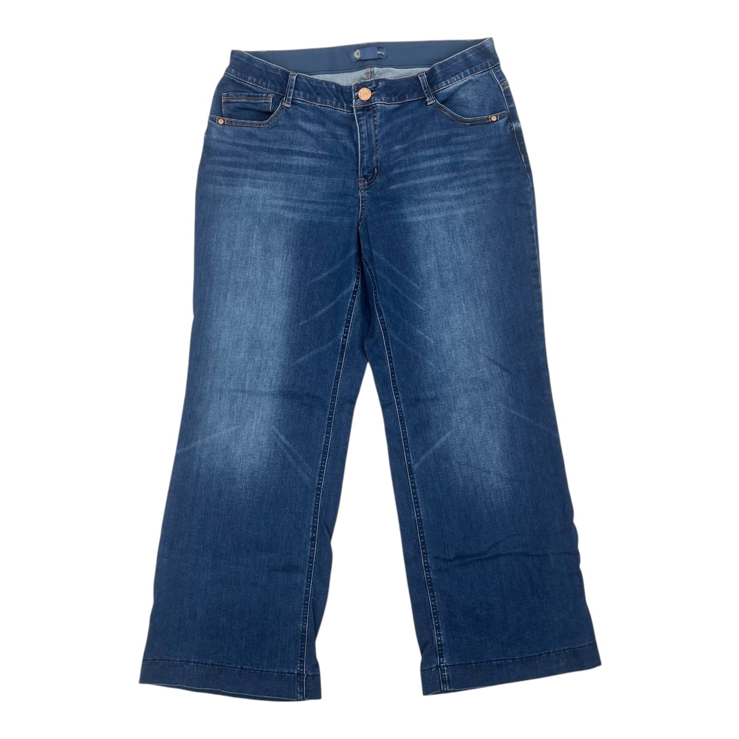 Jeans Flared By Democracy In Blue Denim, Size:18