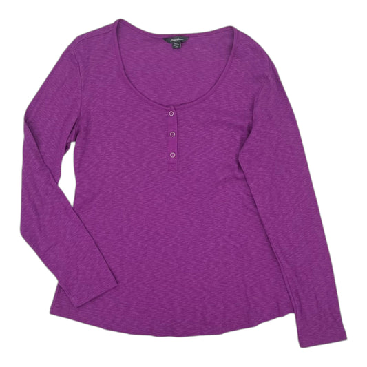 Top Ls By Eddie Bauer In Purple, Size:L