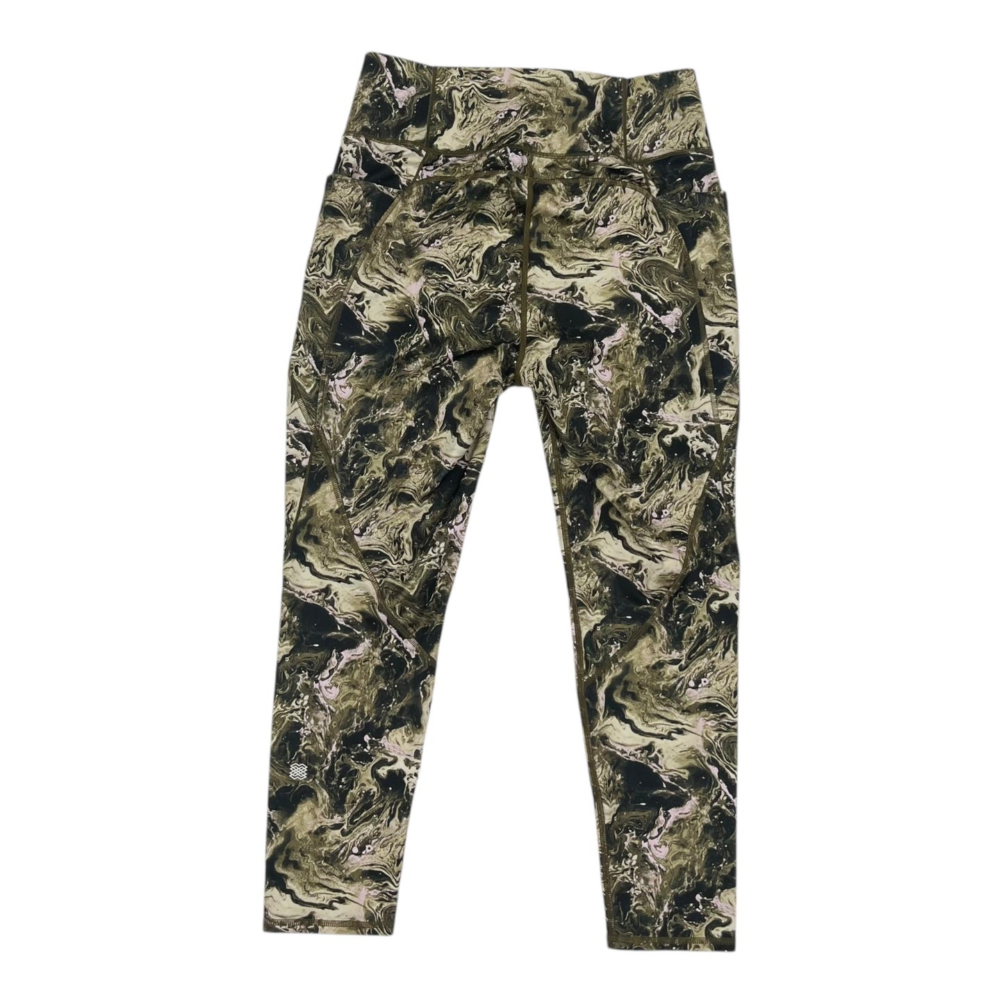 Athletic Leggings By Flx In Green, Size:L