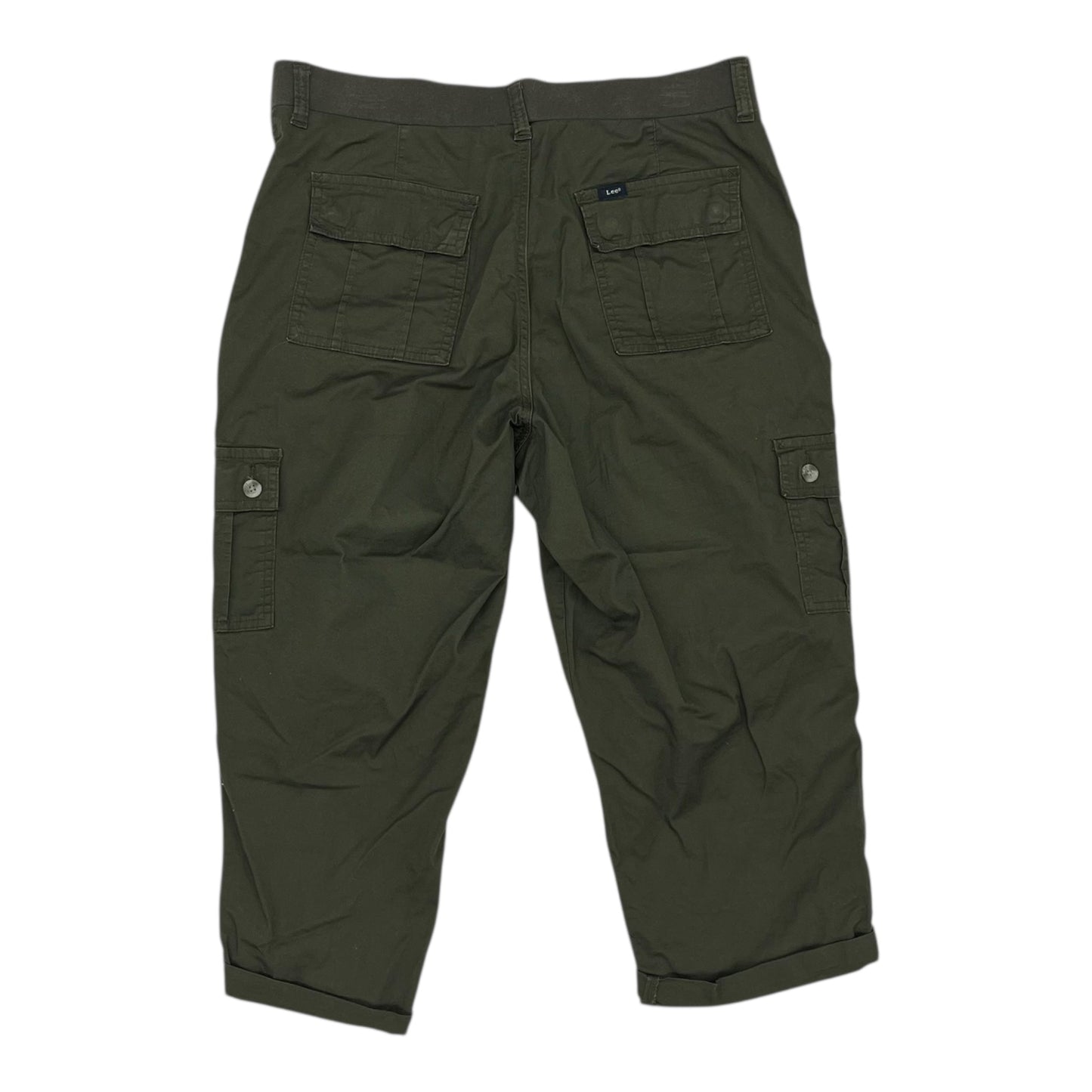 Pants Cropped By Lee In Green, Size:12