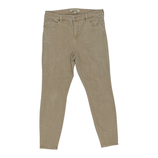 Jeans Skinny By Liverpool In Tan Denim, Size:12
