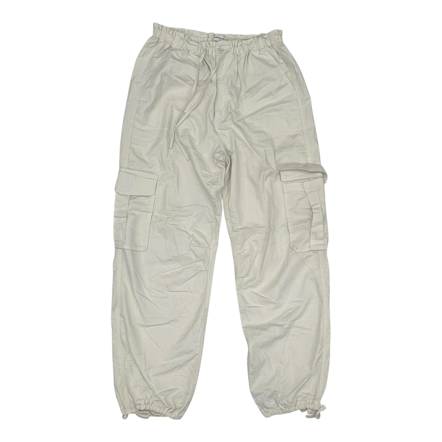 Pants Joggers By Abercrombie And Fitch In Cream, Size:M