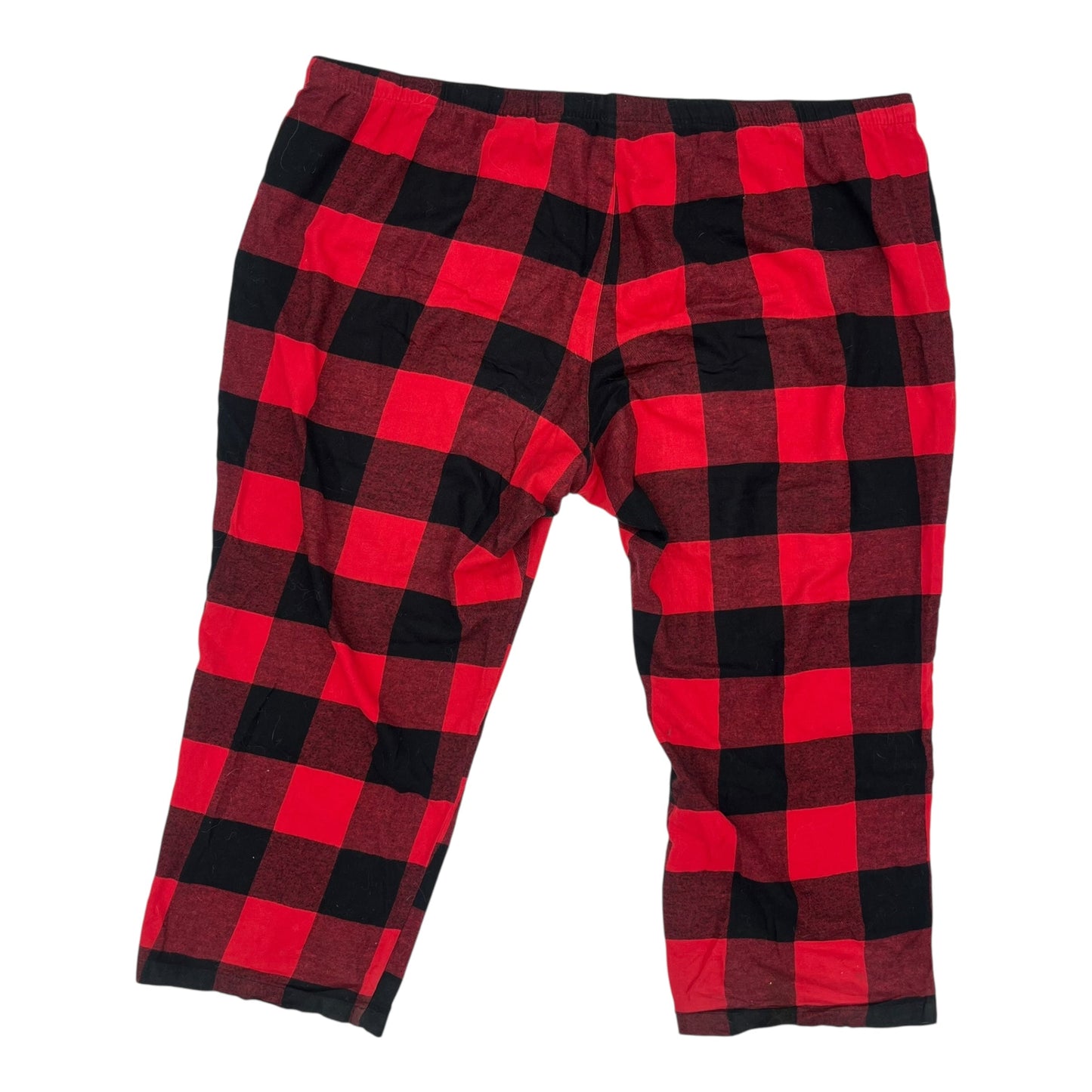 Pajama Pants By Old Navy In Black & Red, Size:4X