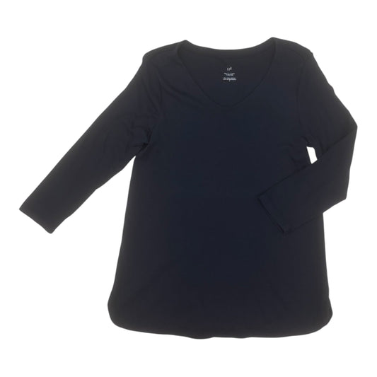 Top 3/4 Sleeve By J. Jill In Navy, Size:S