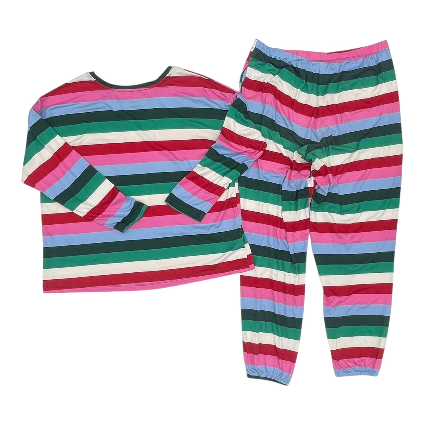 Pajamas 2Pc By Joyspun In Striped Pattern, Size:L