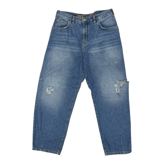 Jeans Boyfriend By Pilcro In Blue Denim, Size:12