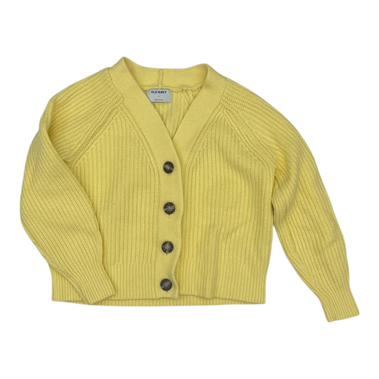 Sweater Cardigan By Old Navy In Yellow, Size:S