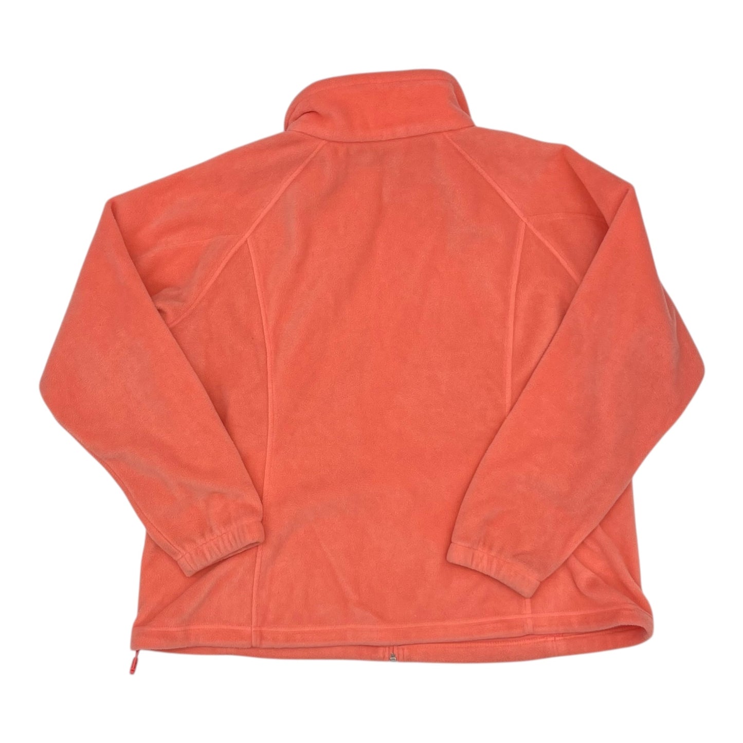 Jacket Fleece By Columbia In Coral, Size:2X
