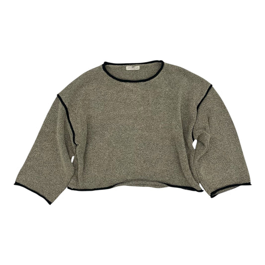 Sweater By Natural Life In Black & Tan, Size:L