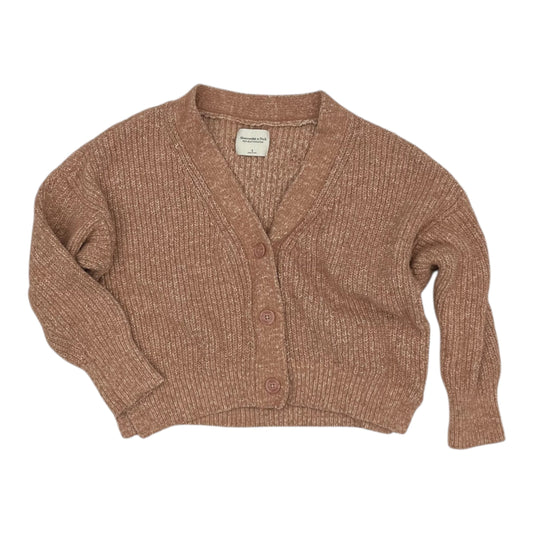 Sweater Cardigan By Abercrombie And Fitch In Tan, Size:S