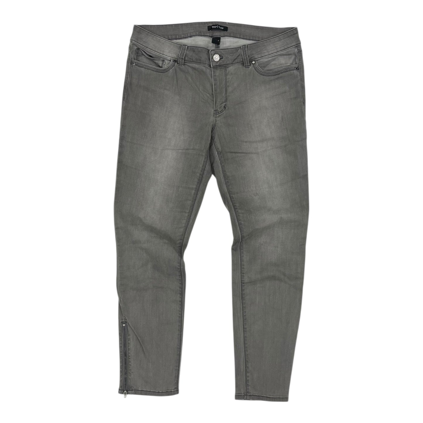 Jeans Skinny By White House Black Market In Black Denim, Size:8