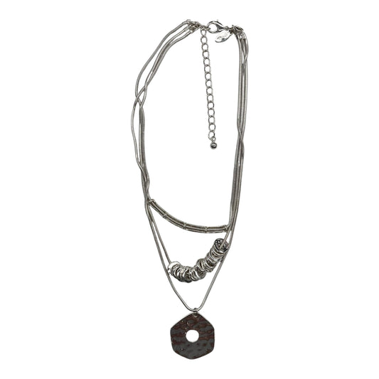 Necklace Layered By Chicos In Silver