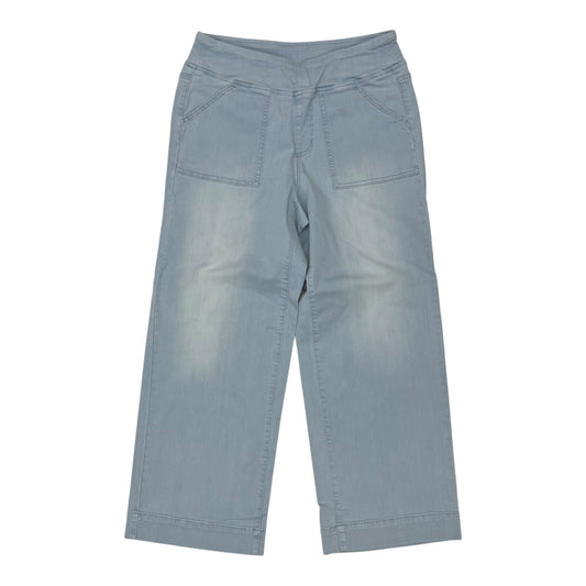 Jeans Wide Leg By Belle By Kim Gravel In Blue Denim, Size:12