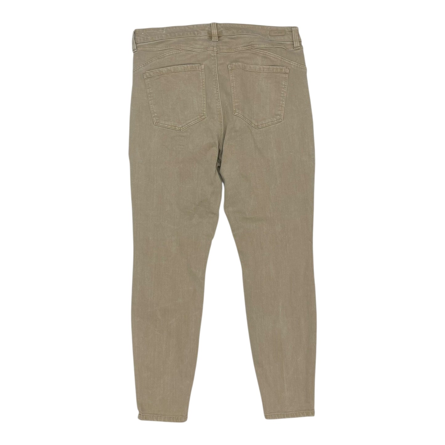 Jeans Skinny By Liverpool In Tan Denim, Size:12