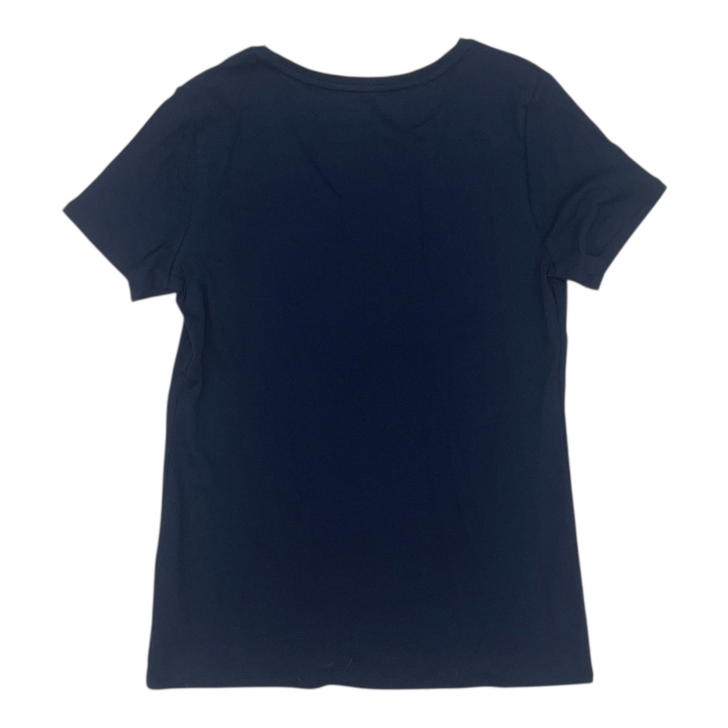 Top Ss Basic By Croft And Barrow In Navy, Size:S