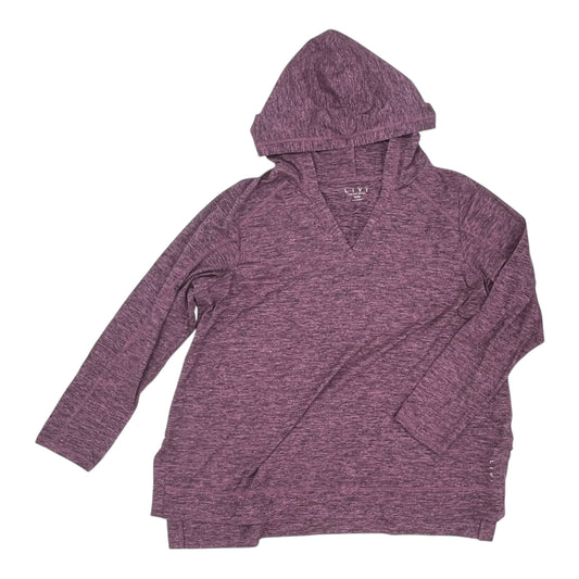 Athletic Top Ls Hoodie By Livi Active In Pink, Size:2X