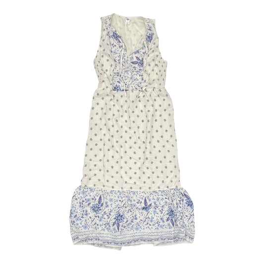 Dress Casual Maxi By Old Navy In White, Size:M