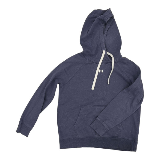 Athletic Sweatshirt Hoodie By Under Armour In Blue, Size:M