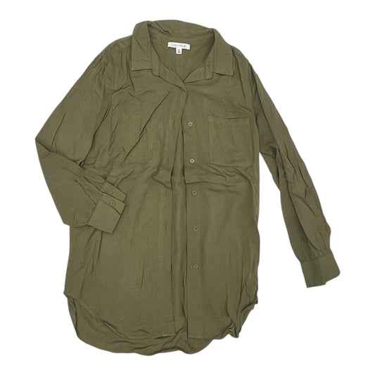 TUNIC LS by CLOTHES MENTOR in GREEN, Size:S