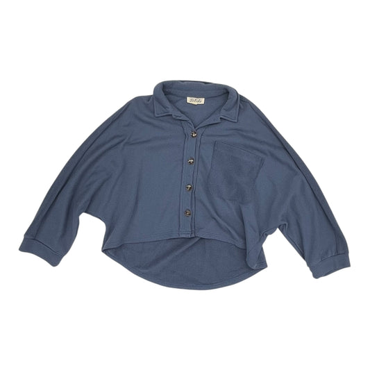 Jacket Shirt By Listicle In Blue, Size:M