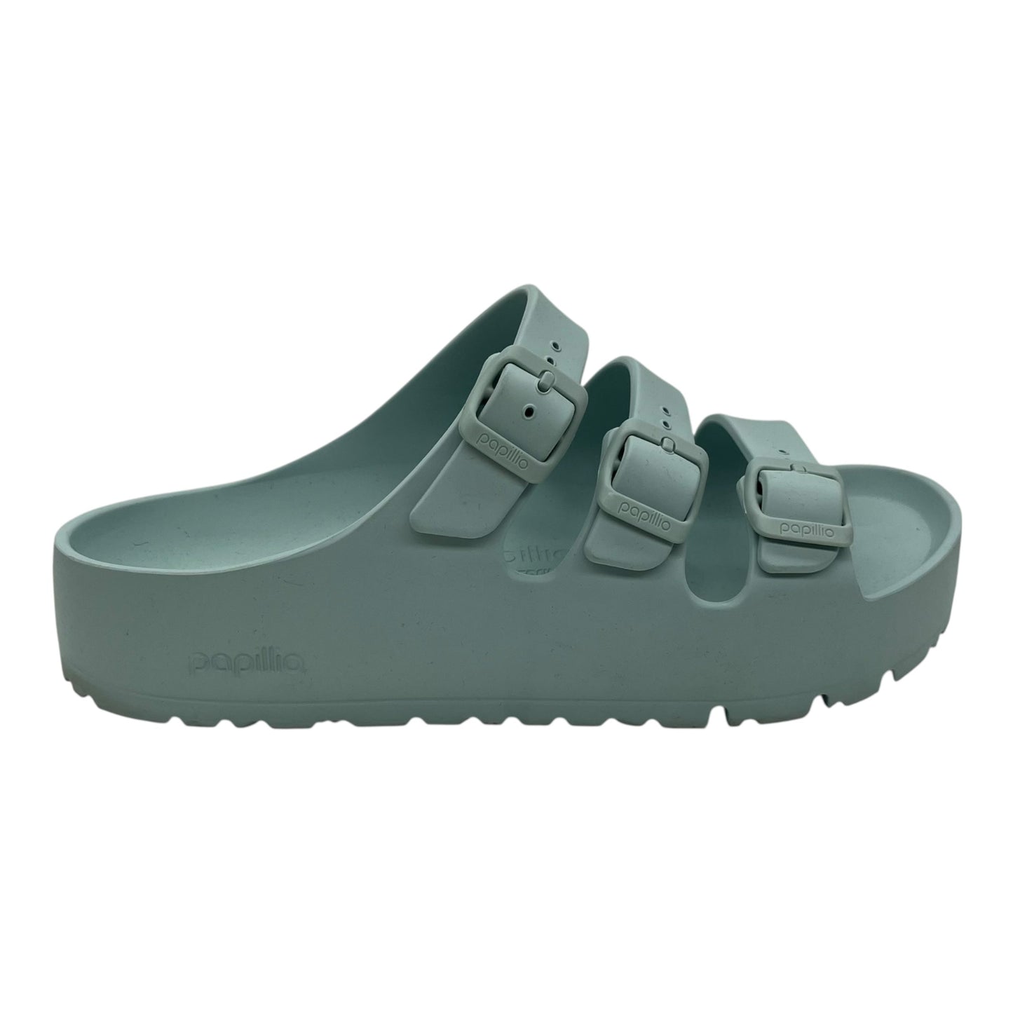 Sandals Flats By Birkenstock In Green, Size:9