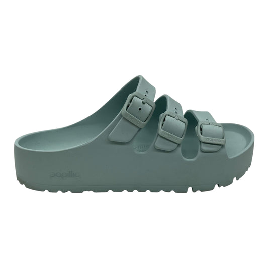 Sandals Flats By Birkenstock In Green, Size:9