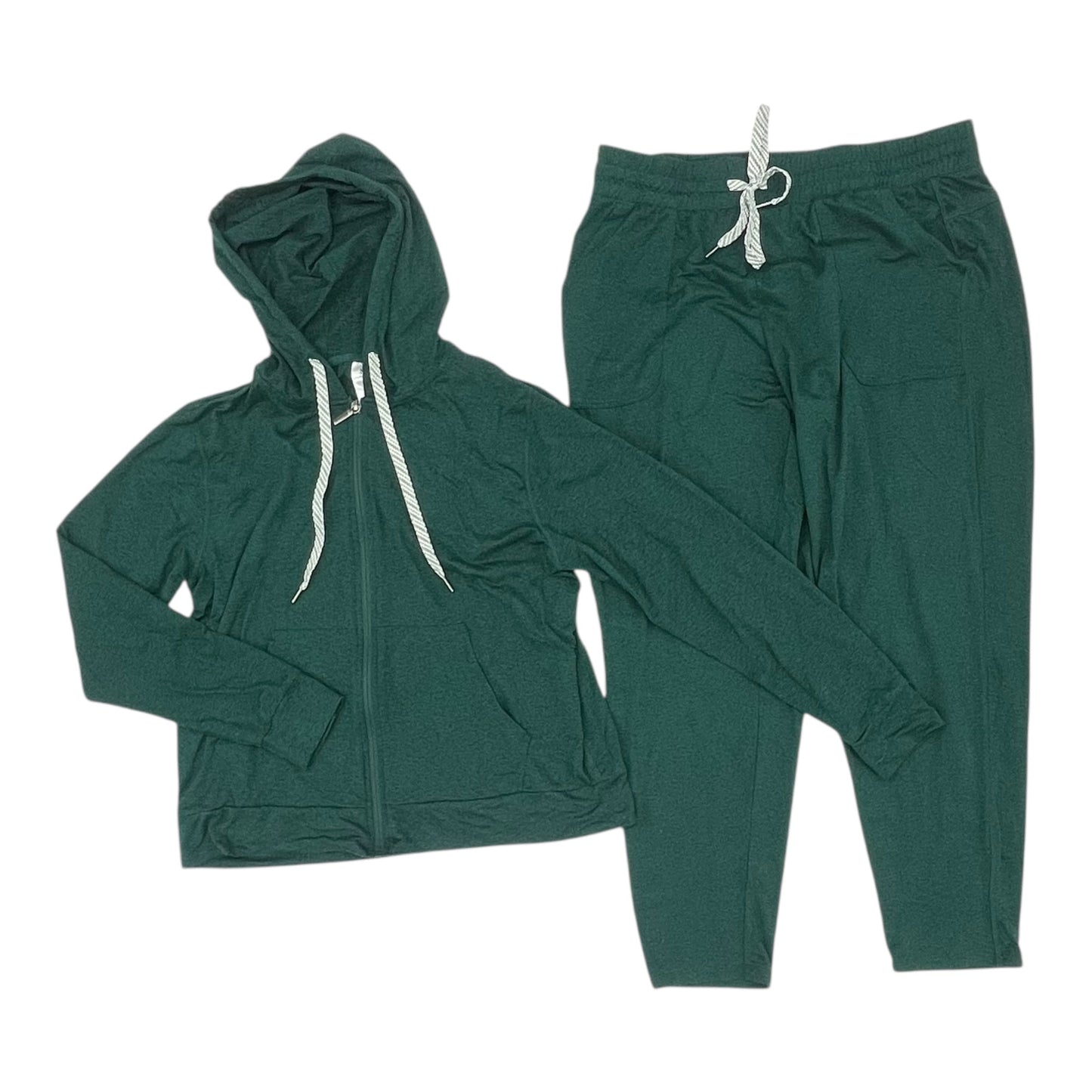 Lounge Set Pants By Members Mark In Green, Size:L
