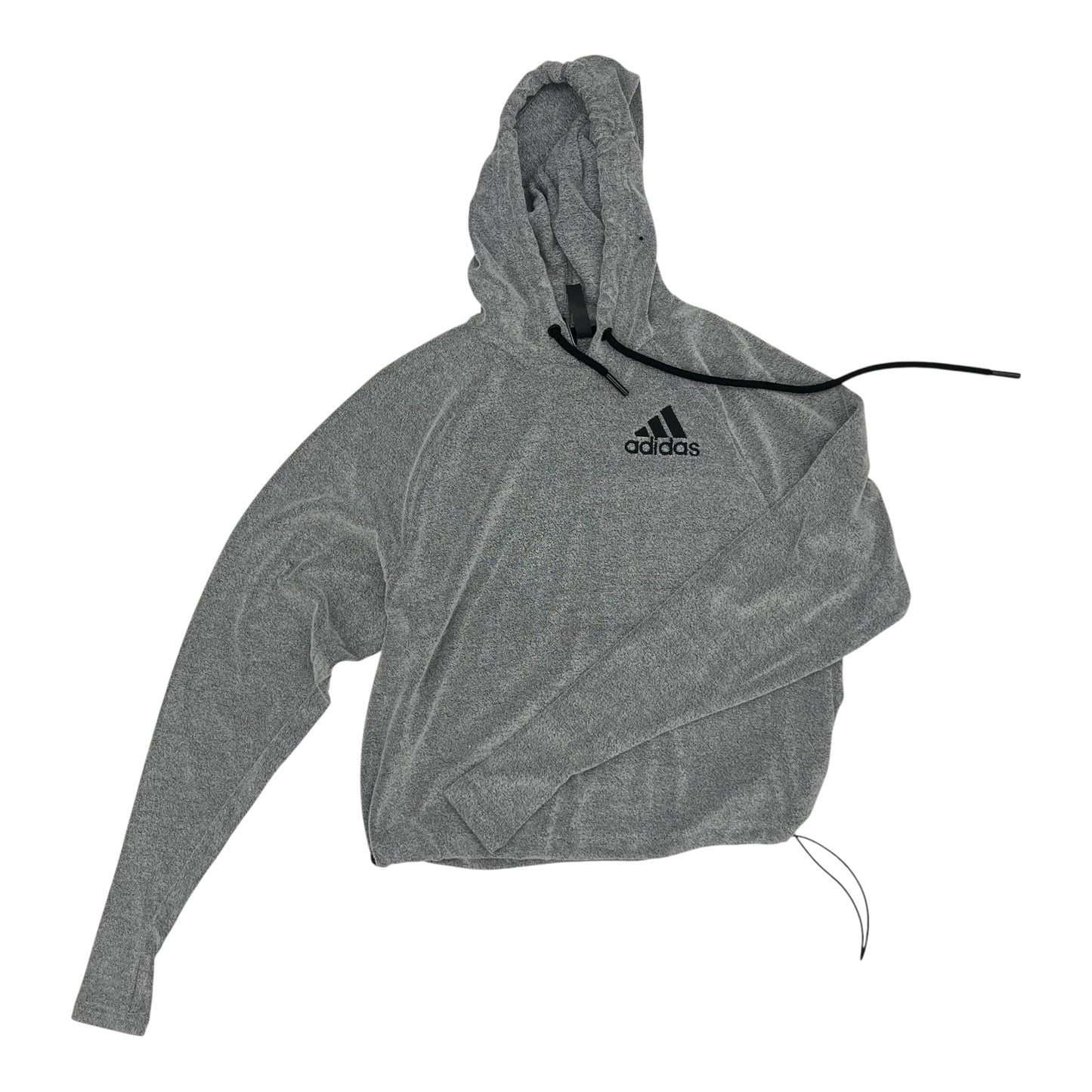 Sweatshirt Hoodie By Adidas In Grey, Size:S