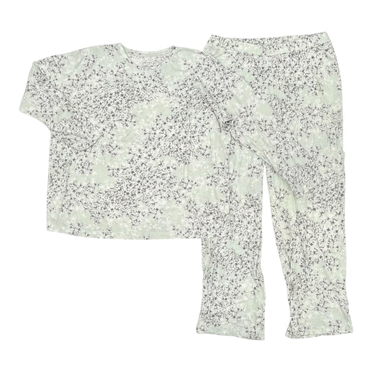 Pajamas 2Pc By J. Jill In Green & Grey, Size:M