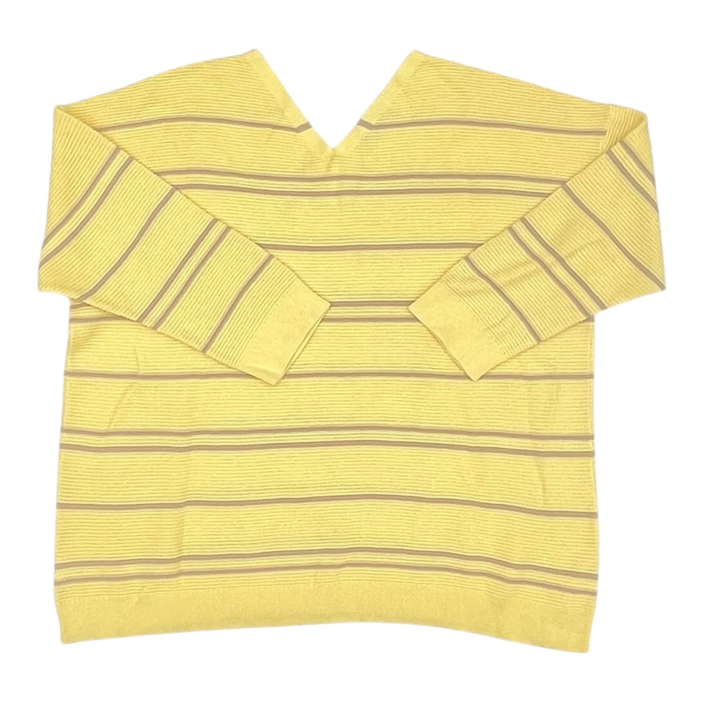Sweater By Talbots In Yellow, Size:3X