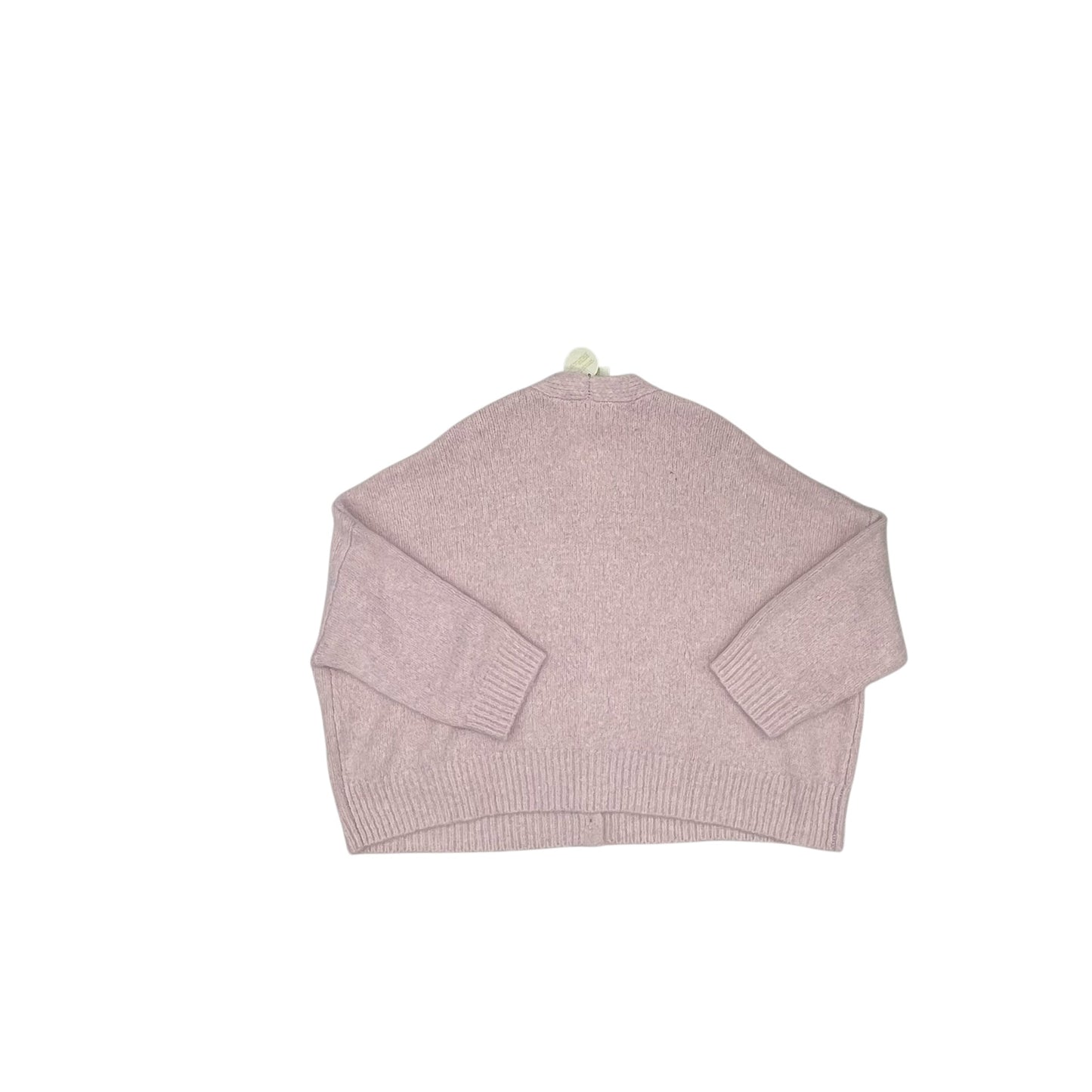 Sweater Cardigan By Clothes Mentor In Pink, Size:M