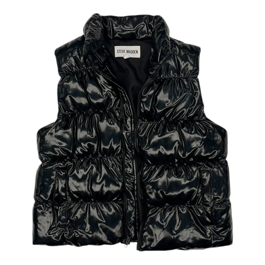 Vest Puffer & Quilted By Steve Madden In Black, Size:M