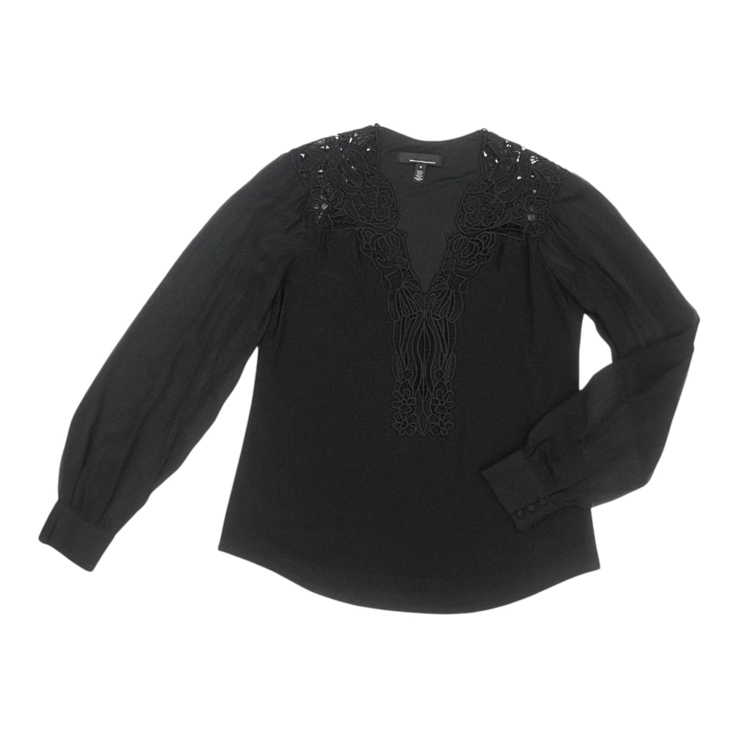 Blouse Ls By White House Black Market In Black, Size:S