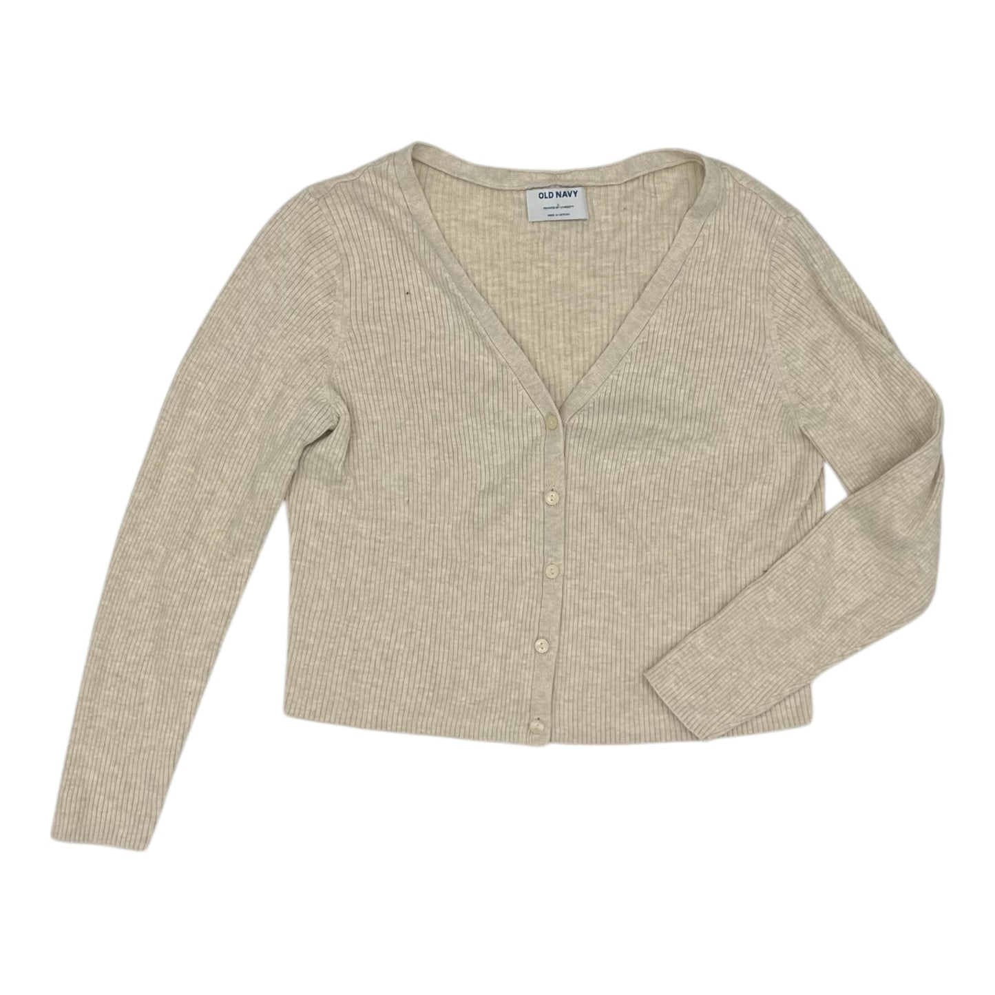 Cardigan By Old Navy In Cream, Size:L