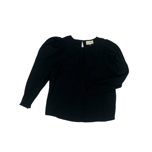 Blouse Ls By Universal Thread In Black, Size:Xs