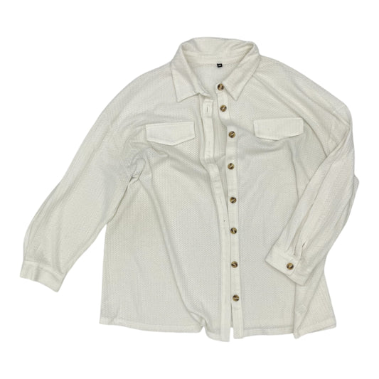 Top Ls By Cme In Cream, Size:4X